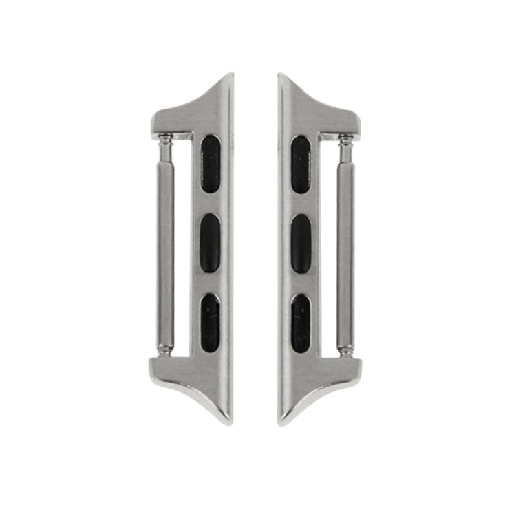 Frendorf | 2 PCS für Apple Watch 42mm Metallarmbandverbinder Metallgurt(Silber)