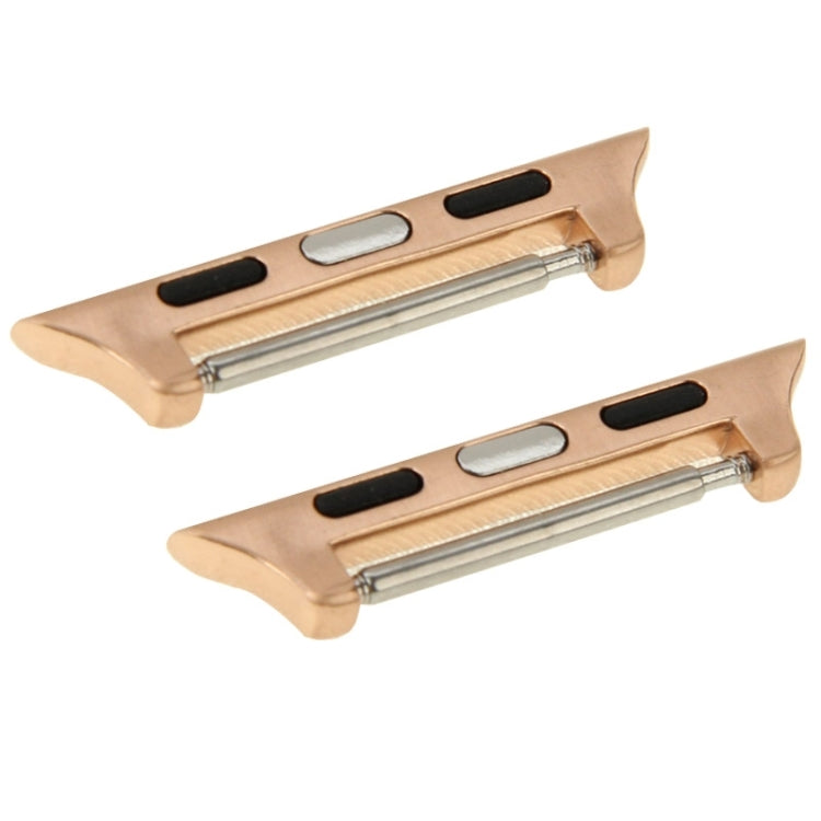 Frendorf | 2 PCS für Apple Watch 38mm Metallarmbandverbinder Metallbuckle (Orange)