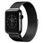 Frendorf | Für Apple Watch 42mm Milanese Loop Magnetische Edelstahl-Uhrband (Schwarz)