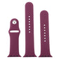 Frendorf | Für Apple Watch Series 10 42mm / 9&8&7 41mm / SE 3&SE 2&6&SE&5&4 40mm / 3&2&1 38mm 3 in 1 Gummi-Uhrenarmband mit Dornschließe (Violett)