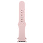 Frendorf | Für Apple Watch Series 10 42mm / 9&8&7 41mm / SE 3&SE 2&6&SE&5&4 40mm / 3&2&1 38mm 3 in 1 Gummi-Uhrenarmband mit Stiftschnalle (Sand Pink)