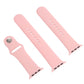 Frendorf | Für Apple Watch Series 10 42mm / 9&8&7 41mm / SE 3&SE 2&6&SE&5&4 40mm / 3&2&1 38mm 3 in 1 Gummi-Armband mit Dornschließe (Rosa)