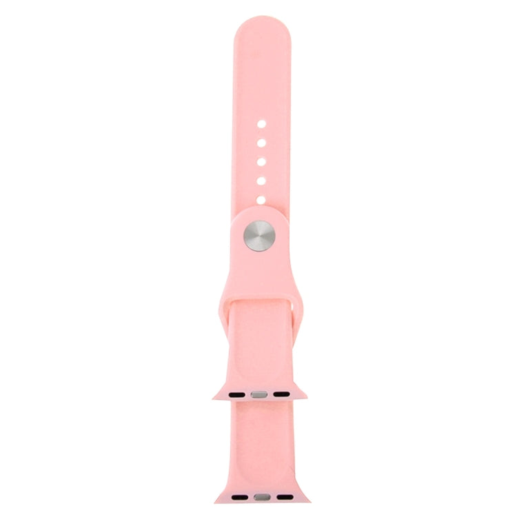 Frendorf | Für Apple Watch Series 10 42mm / 9&8&7 41mm / SE 3&SE 2&6&SE&5&4 40mm / 3&2&1 38mm 3 in 1 Gummi-Armband mit Dornschließe (Rosa)