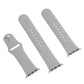 Frendorf | Für Apple Watch Series 10 42mm / 9&8&7 41mm / SE 3&SE 2&6&SE&5&4 40mm / 3&2&1 38mm 3 in 1 Gummi-Uhrenarmband mit Dornschließe (Grau)