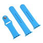 Frendorf | Für Apple Watch Series 10 42mm / 9&8&7 41mm / SE 3&SE 2&6&SE&5&4 40mm / 3&2&1 38mm 3 in 1 Gummiuhrband mit Dornschließe (Blau)