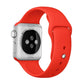 Frendorf | Für Apple Watch Series 10 42mm / 9&8&7 41mm / SE 3&SE 2&6&SE&5&4 40mm / 3&2&1 38mm 3 in 1 Gummi Uhrenarmband mit Dornschließe (Rot)