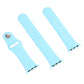 Frendorf | Für Apple Watch Series 10 42mm / 9&8&7 41mm / SE 3&SE 2&6&SE&5&4 40mm / 3&2&1 38mm 3 in 1 Gummi-Uhrenarmband mit Dornschließe (Baby Blau)