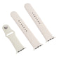Frendorf | Für Apple Watch Series 10 42mm / 9&8&7 41mm / SE 3&SE 2&6&SE&5&4 40mm / 3&2&1 38mm 3 in 1 Gummi-Uhrband mit Dornschließe (Beige)