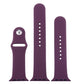 Frendorf | Für Apple Watch Series 10 42mm / 9&8&7 41mm / SE 3&SE 2&6&SE&5&4 40mm / 3&2&1 38mm 3 in 1 Gummi-Uhrenarmband mit Dornschließe (Kirschen)