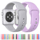 Frendorf | Für Apple Watch Series 10 42 mm / 9&8&7 41 mm / SE 3&SE 2&6&SE&5&4 40 mm / 3&2&1 38 mm 3 in 1 Gummi-Uhrenarmband mit Dornschließe (Waldgrün)