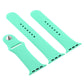 Frerndorf | Für Apple Watch Ultra 49mm & Watch Ultra 2 49mm / Series 9&8&7 45mm / SE 3&SE 2&6&SE&5&4 44mm / 3&2&1 42mm 3 in 1 Gummi-Uhrenarmband mit Dornverschluss (Leave Fragrant Green)