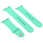 Frerndorf | Für Apple Watch Ultra 49mm & Watch Ultra 2 49mm / Series 9&8&7 45mm / SE 3&SE 2&6&SE&5&4 44mm / 3&2&1 42mm 3 in 1 Gummi-Uhrenarmband mit Dornverschluss (Leave Fragrant Green)