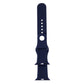 Frerndorf | Für Apple Watch Ultra 49mm & Watch Ultra 2 49mm / Series 9&8&7 45mm / SE 3&SE 2&6&SE&5&4 44mm / 3&2&1 42mm 3 in 1 Gummi-Uhrenarmband mit Dornschließe (Dunkelblau)