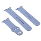 Frerndorf | Für Apple Watch Ultra 49mm & Watch Ultra 2 49mm / Series 9&8&7 45mm / SE 3&SE 2&6&SE&5&4 44mm / 3&2&1 42mm 3 in 1 Gummi-Uhrenarmband mit Dornschließe (Lavendel Grau)