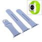 Frerndorf | Für Apple Watch Ultra 49mm & Watch Ultra 2 49mm / Series 9&8&7 45mm / SE 3&SE 2&6&SE&5&4 44mm / 3&2&1 42mm 3 in 1 Gummi-Uhrenarmband mit Dornschließe (Lavendel Grau)
