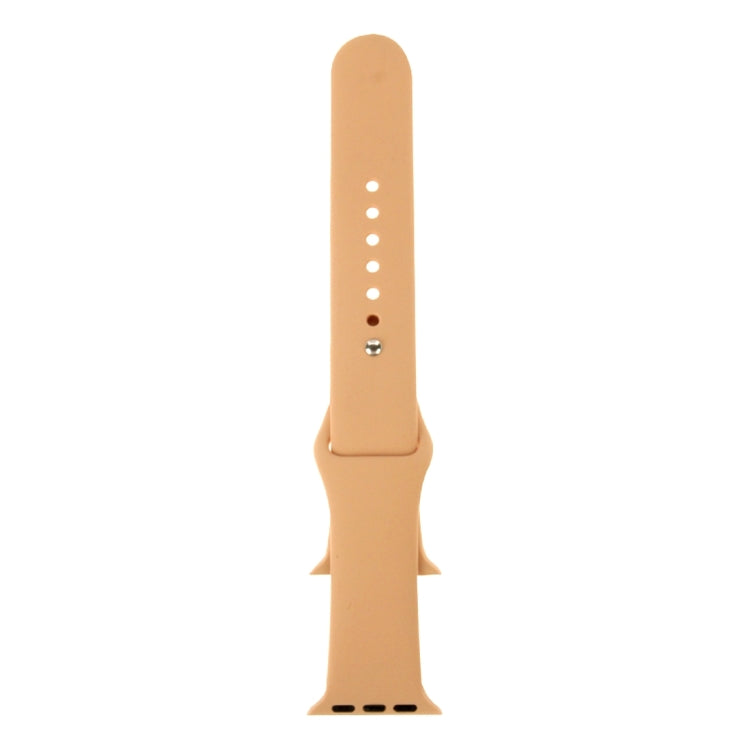 Frerndorf | Für Apple Watch Ultra 49mm & Watch Ultra 2 49mm / Series 9&8&7 45mm / SE 3&SE 2&6&SE&5&4 44mm / 3&2&1 42mm 3 in 1 Gummi-Uhrenarmband mit Dornschließe (Khaki)