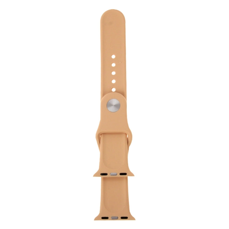 Frerndorf | Für Apple Watch Ultra 49mm & Watch Ultra 2 49mm / Series 9&8&7 45mm / SE 3&SE 2&6&SE&5&4 44mm / 3&2&1 42mm 3 in 1 Gummi-Uhrenarmband mit Dornschließe (Khaki)