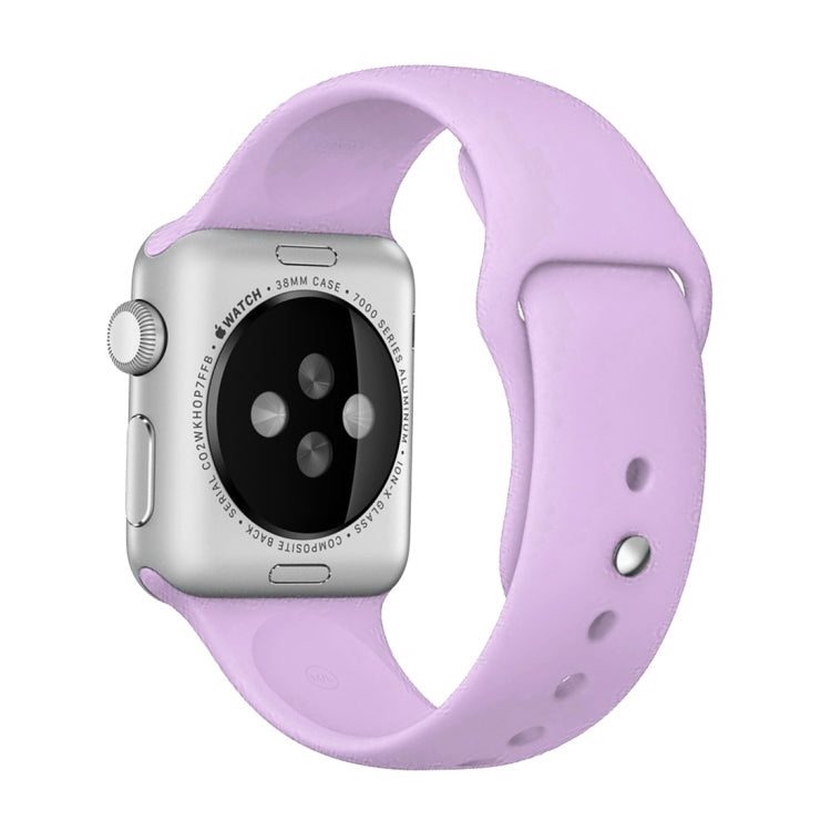 Frerndorf | Für Apple Watch Ultra 49mm & Watch Ultra 2 49mm / Series 9&8&7 45mm / SE 3&SE 2&6&SE&5&4 44mm / 3&2&1 42mm 3 in 1 Gummi-Uhrband mit Dornschließe (Lila)