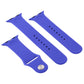 Frerndorf | Für Apple Watch Ultra 49mm & Watch Ultra 2 49mm / Series 9&8&7 45mm / SE 3&SE 2&6&SE&5&4 44mm / 3&2&1 42mm 3 in 1 Gummi Armband mit Andrückschließe (Tiefes Königsblau)