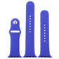 Frerndorf | Für Apple Watch Ultra 49mm & Watch Ultra 2 49mm / Series 9&8&7 45mm / SE 3&SE 2&6&SE&5&4 44mm / 3&2&1 42mm 3 in 1 Gummi Armband mit Andrückschließe (Tiefes Königsblau)