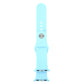 Frerndorf | Für Apple Watch Ultra 49mm & Watch Ultra 2 49mm / Series 9&8&7 45mm / SE 3&SE 2&6&SE&5&4 44mm / 3&2&1 42mm 3 in 1 Gummi-Uhrenarmband mit Dornschließe (Babyblau)