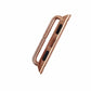 Frendorf | Für Apple Watch 42 / 44 / 45mm Metallarmband Connector Metall Schnalle, Paar (Roségold)