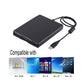 Frendorf | 3,5 Zoll 1,44MB FDD Tragbares USB Externes Diskettenlaufwerk für Laptop, Desktop