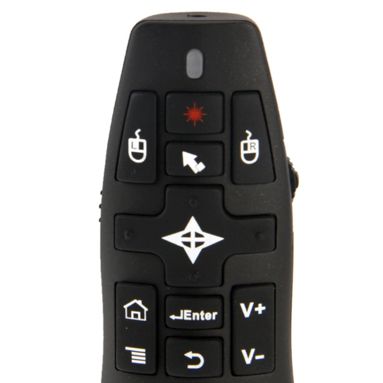 Frendorf | 2.4G Wireless Presenter Laser Pointer Fly Maus Rii Professionelle Air Maus R900 für HTPC / Android TV BOX / PS3 / XBOX360 / Tablet PC (K14 R900)(Schwarz)