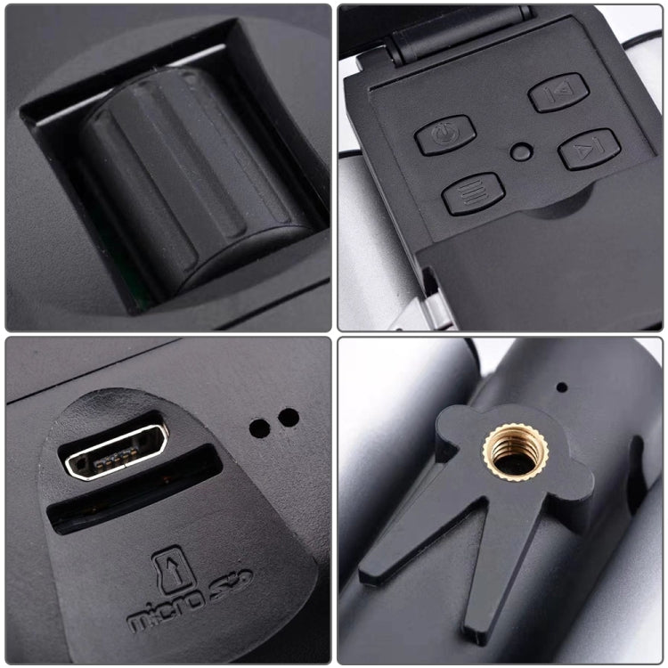 Frendorf | DB618B 10X25 Zoom 10mm Objektiv HD 1280x960P 1,5 Zoll LCD Bildschirm Fernglas Digitalkamera (Schwarz Silber)