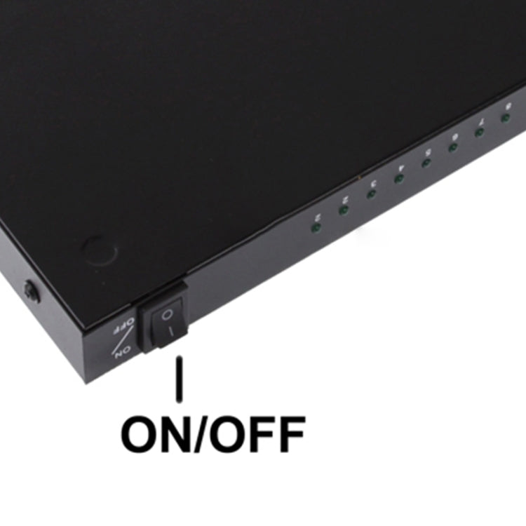 Frendorf | 1 x 8 Full HD 1080P HDMI Splitter mit Schalter, V1.4 Version, Unterstützung für 3D & 4K x 2K (Schwarz)