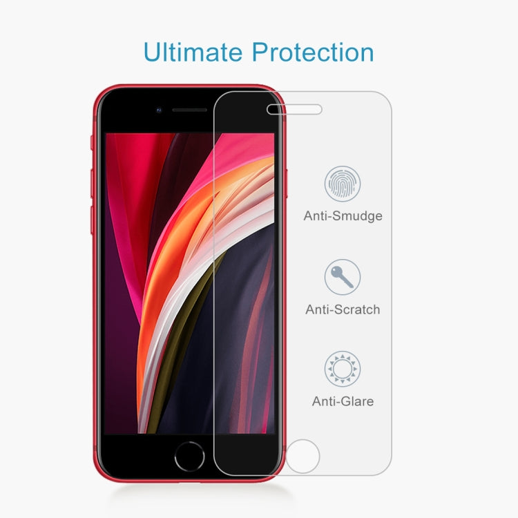 Frendorf | 100 PCS für iPhone SE & 5 & 5S & 5C 0.26mm 9H Oberflächenhärte 2.5D Explosionsgeschütztes gehärtetes Glasfilm