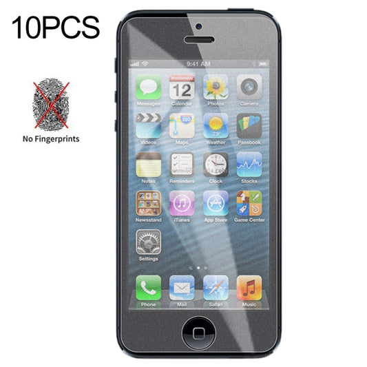 Frendorf | 10 PCS Nicht-Komplett Matt Frosted gehärtetes Glas Folie für iPhone 5 / 5S / 5C