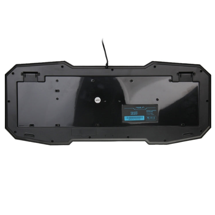 Frendorf | Aula Killing Soul Behead Series Verdrahtete USB Stille / Rutschfeste QWERTZ-Tastatur mit Blu-ray-Hintergrundbeleuchtung + 500-1000Hz Rückgabefrequenz 7D Gaming Maus Combo-Kit, Deutsche Sprache Tasten