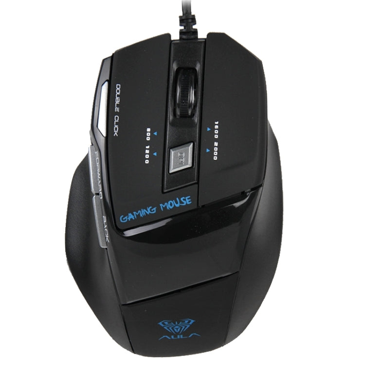 Frendorf | Aula Killing Soul Behead Series Verdrahtete USB Stille / Rutschfeste QWERTZ-Tastatur mit Blu-ray-Hintergrundbeleuchtung + 500-1000Hz Rückgabefrequenz 7D Gaming Maus Combo-Kit, Deutsche Sprache Tasten