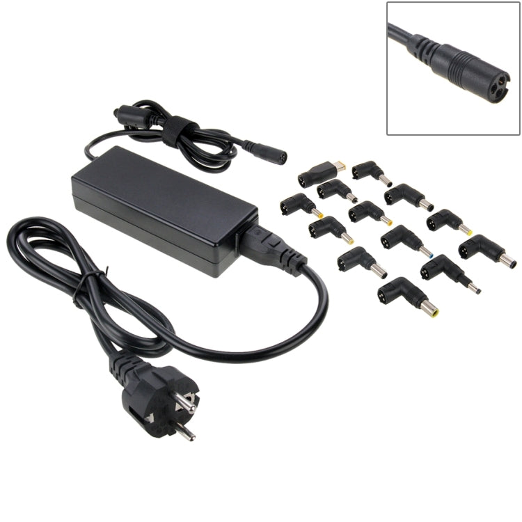 Frendorf | AU-90W+13 TIPS 90W Universeller AC-Netzadapter Ladegerät mit 13 Anschlusssteckern für Laptop Notebook, EU Stecker