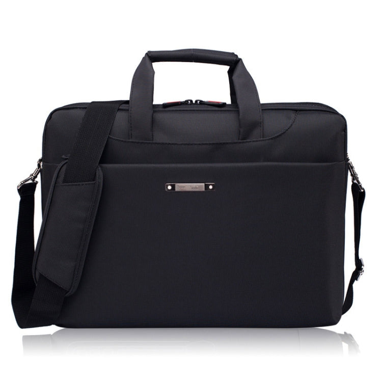 Frendorf | 15,6 Zoll Tragbare Ein Schulter Wasserdichte Nylon Laptop Tasche, Schwarz (301#)(Schwarz)