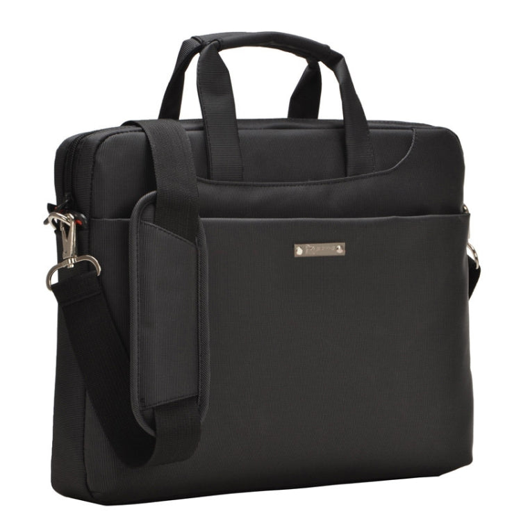 Frendorf | 15,6 Zoll Tragbare Ein Schulter Wasserdichte Nylon Laptop Tasche, Schwarz (301#)(Schwarz)