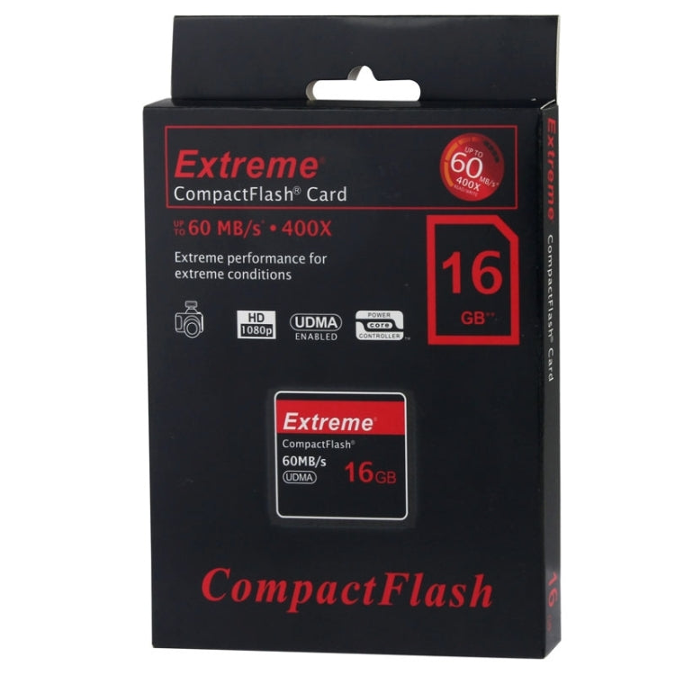 Frendorf | 16GB Extreme Compact Flash Karte, 400X Lese Geschwindigkeit, bis zu 60 MB/S (100% Echte Kapazität)
