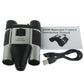 Frendorf | 10×25mm 5 in 1 (Fernrohrkamera + Videokamera + Digitalkamera + PC-Kamera + TF-Kartenleser) Digitale Kameraf binoculars, Sichtfeld: 101m/1000m, Größe: 135 × 100 × 24mm