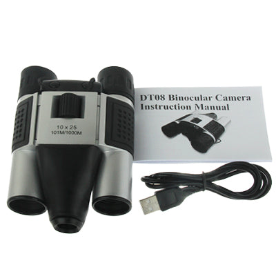 Frendorf | 10×25mm 5 in 1 (Fernrohrkamera + Videokamera + Digitalkamera + PC-Kamera + TF-Kartenleser) Digitale Kameraf binoculars, Sichtfeld: 101m/1000m, Größe: 135 × 100 × 24mm