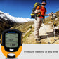 Frendorf | SUNROAD Multifunktions-LCD-Digital-Höhenmesser mit Kompass & Barometer & Thermometer & Hygrometer & Wettervorhersage & LED-Taschenlampe und Uhr