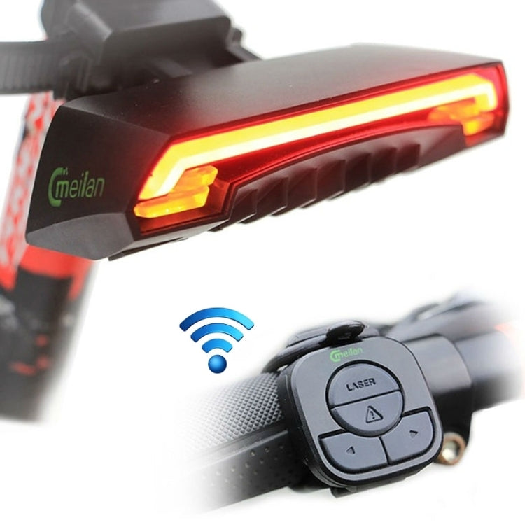 Frendorf | Meilan X5 Wireless Remote Control Laser Tail Lamp für Fahrrad, Wasserdichtigkeitsgrad: IPX4