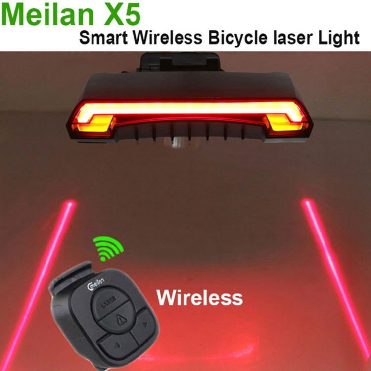 Frendorf | Meilan X5 Wireless Remote Control Laser Tail Lamp für Fahrrad, Wasserdichtigkeitsgrad: IPX4