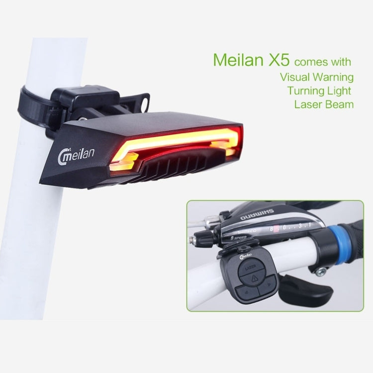 Frendorf | Meilan X5 Wireless Remote Control Laser Tail Lamp für Fahrrad, Wasserdichtigkeitsgrad: IPX4
