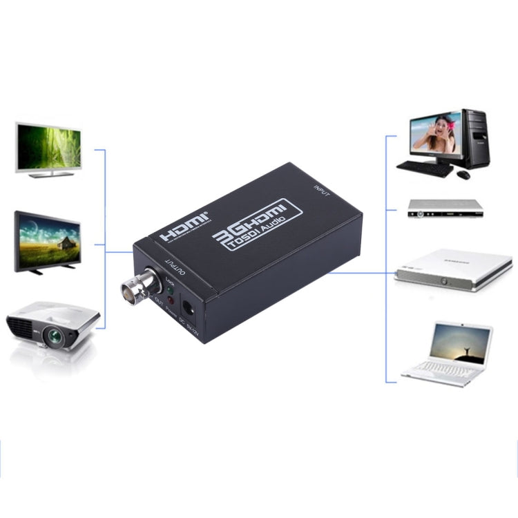 Frendorf | AY31 Mini 3G HDMI zu SDI Konverter (Schwarz)