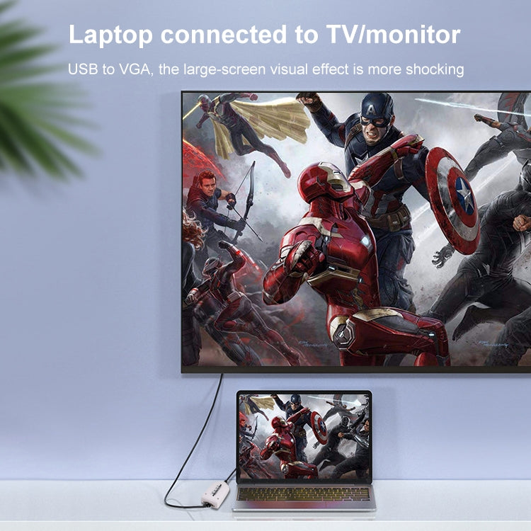 Frendorf | USB zu VGA Multi-Monitor / Multi-Display Adapter, USB 2.0 externe Grafikkarte
