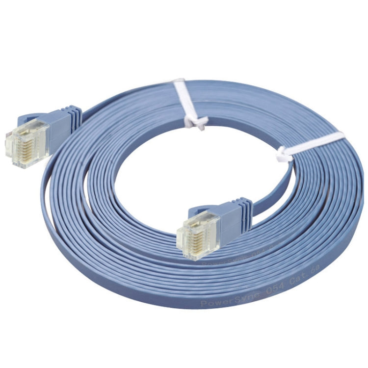 Frendorf | CAT6 Ultra-dünnes Flaches Ethernet Netzwerk LAN Kabel, Länge: 50m (Blau)