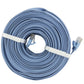 Frendorf | CAT6 Ultra-dünnes Flaches Ethernet Netzwerk LAN Kabel, Länge: 50m (Blau)