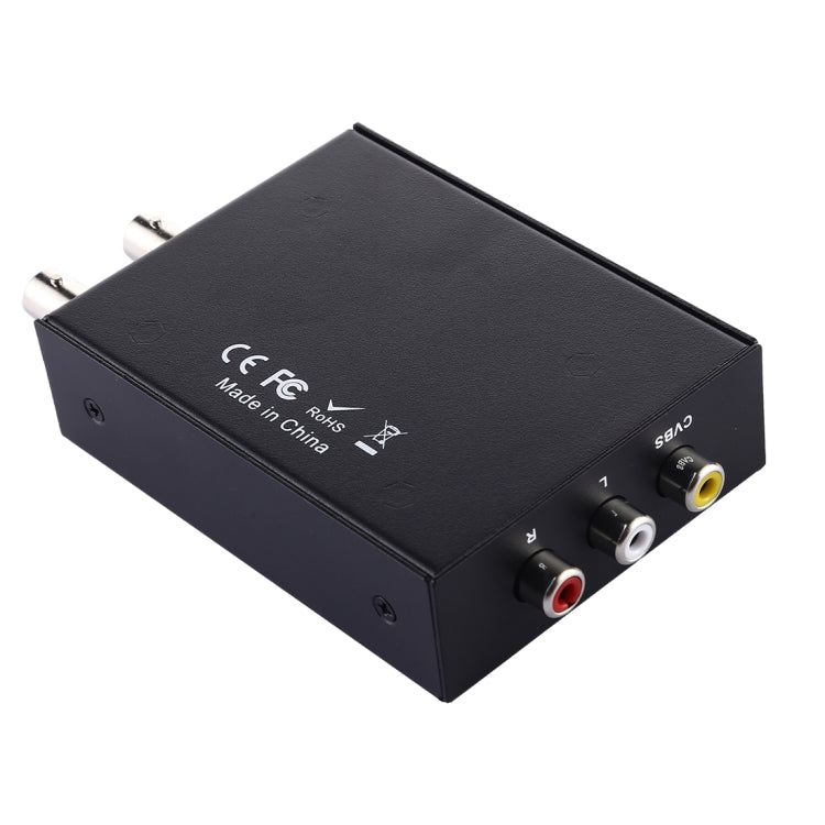 Frendorf | NF-F001 3G SDI zu AV + SDI Scaler Konverter, Ermöglicht SD-SDI / HD-SDI / 3G-SDI auf HDTV angezeigt
