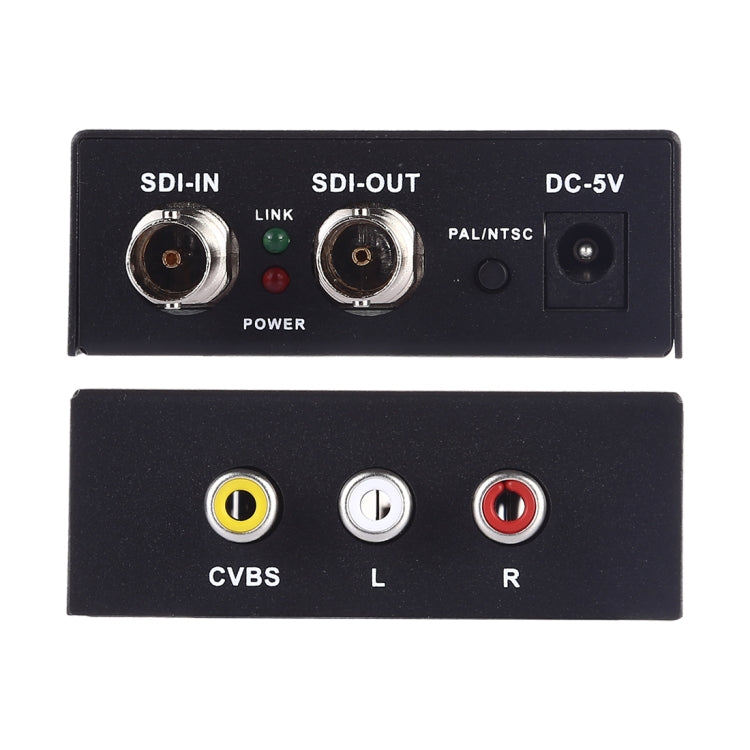 Frendorf | NF-F001 3G SDI zu AV + SDI Scaler Konverter, Ermöglicht SD-SDI / HD-SDI / 3G-SDI auf HDTV angezeigt